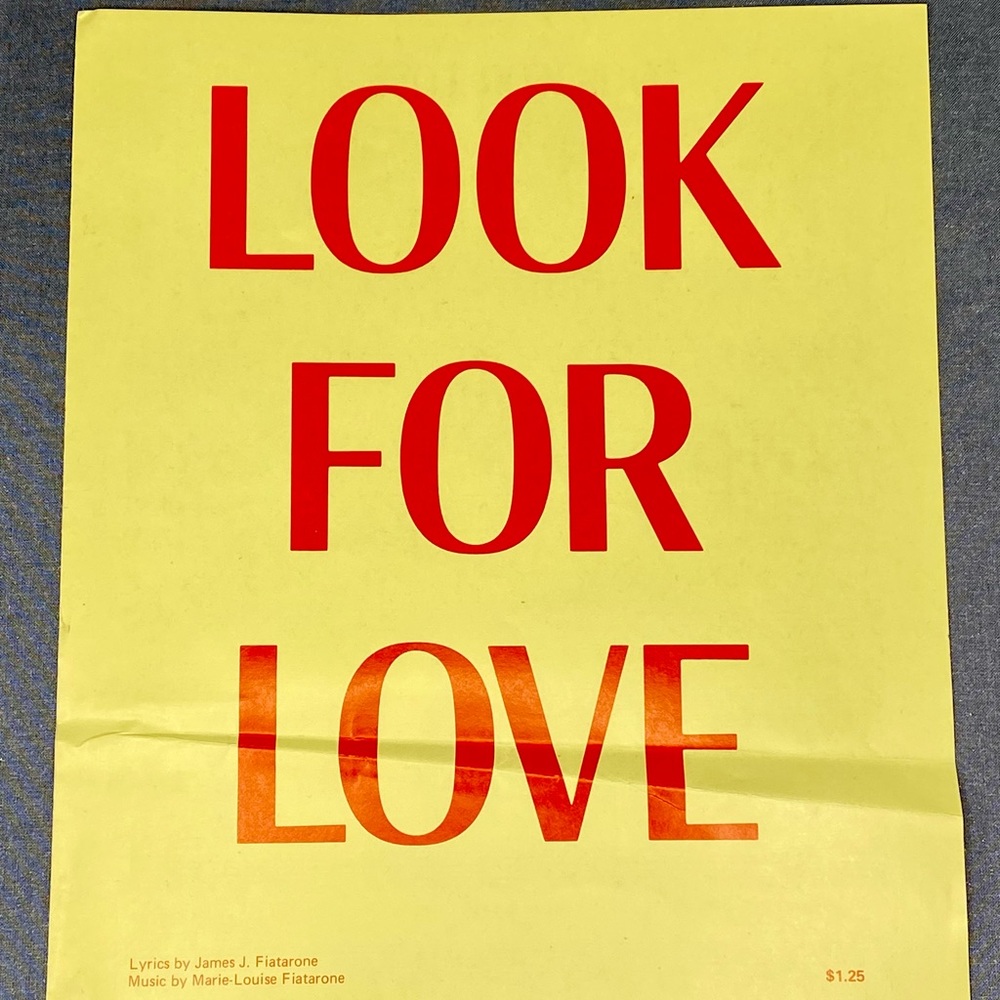 Green Day Billie Joe Look For Love Original Yellow Sheet Music Very Rare